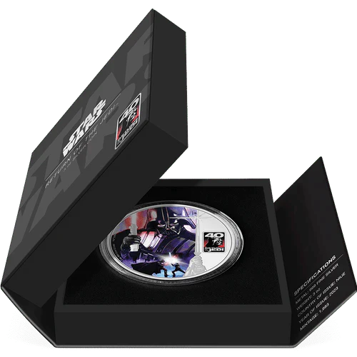 Moneta Star Wars Return of the Jedi – 3oz Argento | Edizione Limitata 1.983 Pezzi | 40° Anniversario
