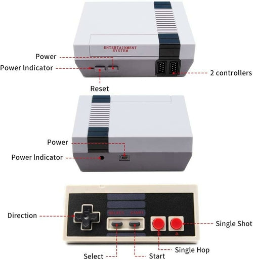 Console Retro con 620 Giochi Classici – Plug & Play | Uscita AV per TV | Idea Regalo