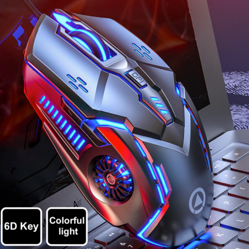 Mouse Gaming Dragon 6 Tasti – 3200 DPI 4 Livelli DPI con Luce Breathing