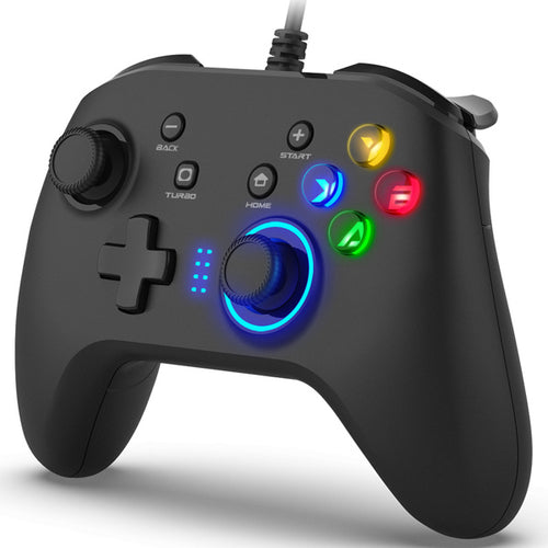 Wired Gaming Controller – Dual Vibration Gamepad | PC, PS3 & Android