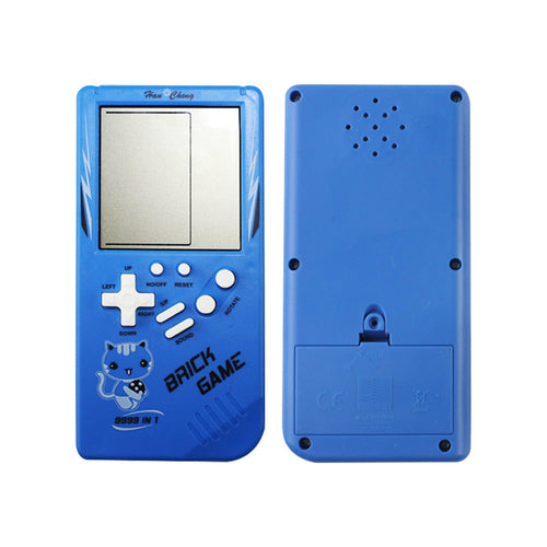 Console Retro Portatile Tetris & Giochi Classici | Giallo | Tascabile