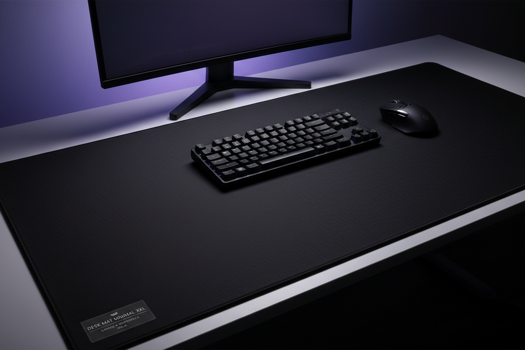 Minimal XXL Desk Mat – Premium Workspace
